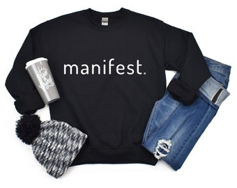 Manifest Sweatshirt - Investing Sweatshirt - Net Worth - Cashflow - She Boss Sweatshirt - Women Empowerment - Women's Financial Sweatshirt