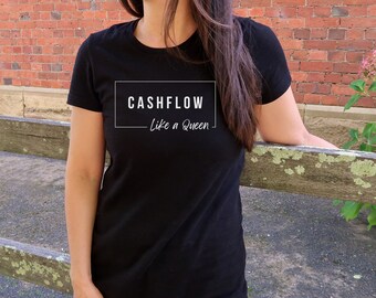 Cashflow Shirt - Investing Shirt - Net Worth - Cashflow - Banking - She Boss Shirt - Women Empowerment - Shevester Tee - Financial T-shirt