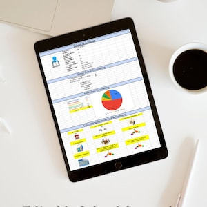 School Counselor End of the Year Report. Editable Excel Spreadsheet. School Counselor Template
