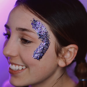 Meet Me at Midnight | Chunky | Purple Blue Color-Shifting Glitter | Hair Face + Body