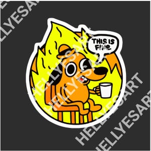 THIS IS FINE png svg download