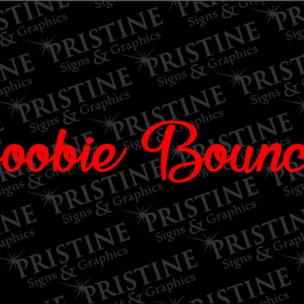 Boobie Bounce Vinyl Decal