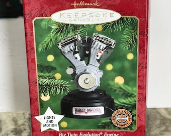 Harley Davidson Christmas Ornament Harley Davidson Twin Engine Hallmark Keepsake Ornament