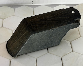 Vintage Cast Iron Ice Shaver Wood Shaver Antique Black