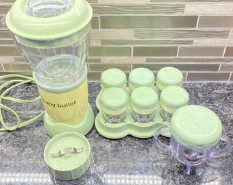 Magic Bullet Baby Bullet Food Blender Processor Green Baby Food