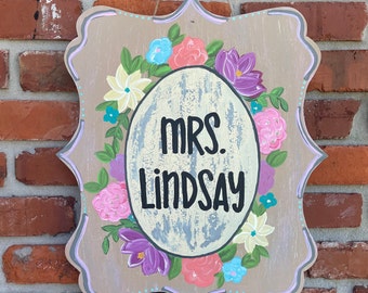 Teacher Door Sign | Teacher Appreciation Gift | Welcome Sign | Personalized Classroom Decor | Welcome to our Classroom | Classroom Sign