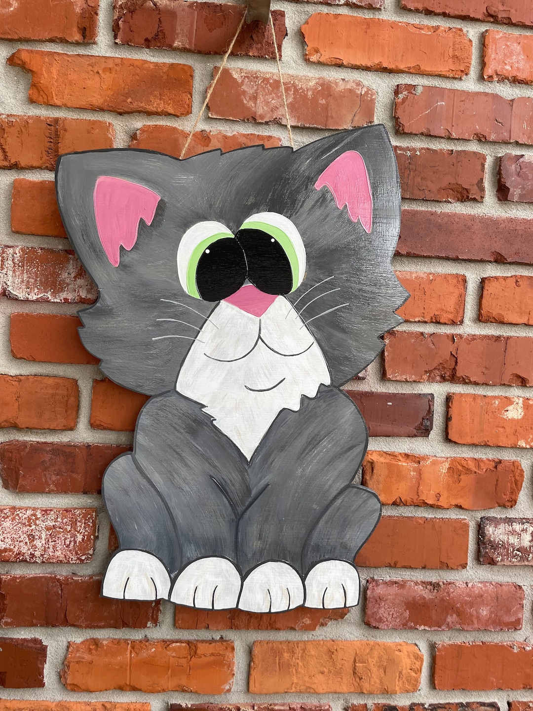 Cat Door Hanger Personalized Pet Door Hanger Pet Owner Etsy