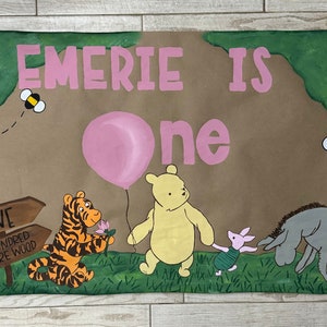 Party Banner | Birthday Banner | Kraft Paper Banner | Party Decor | Party Sign | Backdrop | Handpainted Custom Party Banner | 3D Banner