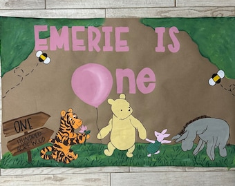 Party Banner | Birthday Banner | Kraft Paper Banner | Party Decor | Party Sign | Backdrop | Handpainted Custom Party Banner | Painted Banner