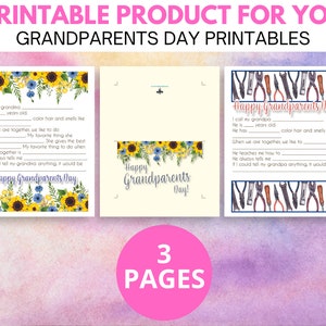Grandparents Day Printable - Etsy