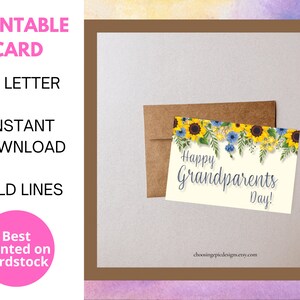 Grandparents Day Printable - Etsy