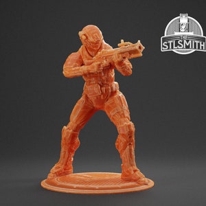 Marines - FANMADE - ¡Múltiples tipos disponibles! - Miniatura basada en resina 8K - STL Smith