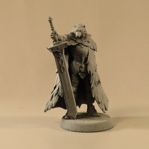 Werewolf Warrior Miniature 32mm Scale - 8K Resin Based Miniature - Primal Beast Miniature