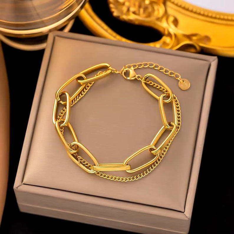 Christmas Special Price 18K Gold Plated Unique Design Custom Size