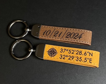 Firefighter Keychain – Personalized Engraved Keychain Gift for Firefighters, First Responder Keepsake