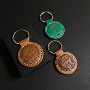 Custom University Logo Keychain: Personalized School Gift - Etsy