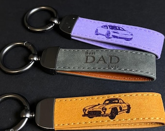 Portachiavi con logo personalizzato per auto: un ricordo personalizzato con stemma automobilistico per automobilisti e amanti delle auto