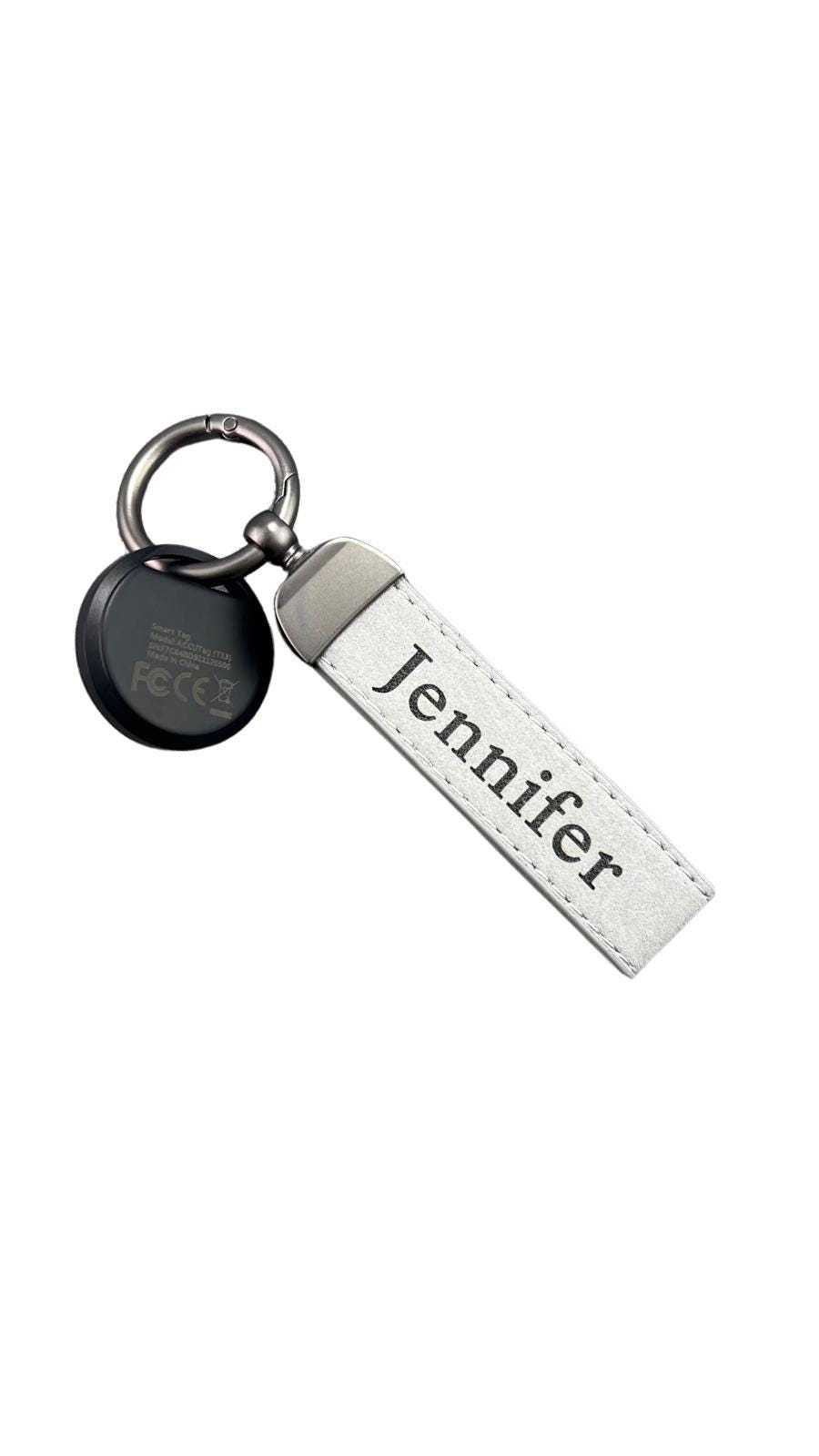 Sleutelhanger ashanger 'Ster' zwart voor thuis en onderweg