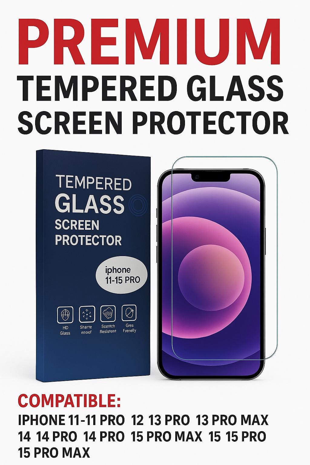 Pellicola salvaschermo 3D per REALME C11 2021, Nero, Vetro temperato, Copertura Completa, Pellicola Protettiva Protezione Schermo, 3D / 4D / 5D