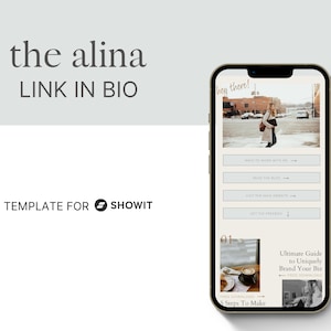 May include: A mobile phone screen displaying a website with a light brown background. The website has a header with the text "hey there!" and a photo of a woman walking down a street. Below the photo are four buttons with the text "Work with me", "Read the blog", "Visit the main website", and "Get the freebies". Below the buttons are two sections with the text "01" and "Ultimate Guide to Uniquely Brand Your Biz" and a photo of a cup of coffee. The text "Free Download" and "5 Steps to Make" are also visible.