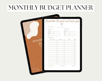 Monthly Budget Planner | GoodNotes and Notability