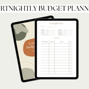 Fortnightly Budget Planner | GoodNotes and Notability