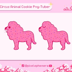 Zirkustier Cracker PNG - Tuber - Kawaii Essen pngtuber - reaktive Bilder Löwe Tier Cracker