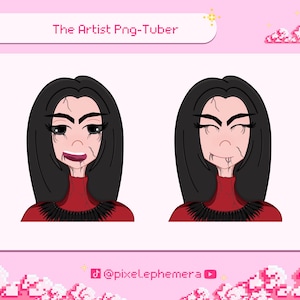 The Artist PNG-Tuber - DbD cute Carmina Mora - Horror streaming Twitch Youtube