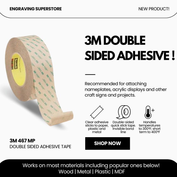 3M 467MP Adhesive Transfer Tape - 2" X 60 Yds