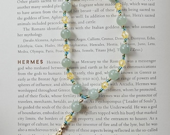 Small Hermes Prayer Beads - Green Aventurine