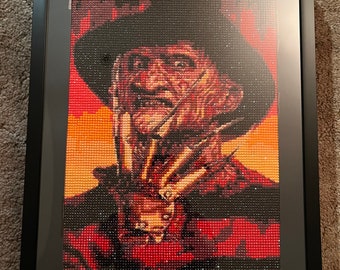 Finished Diamond Painting - Freddy Kruger