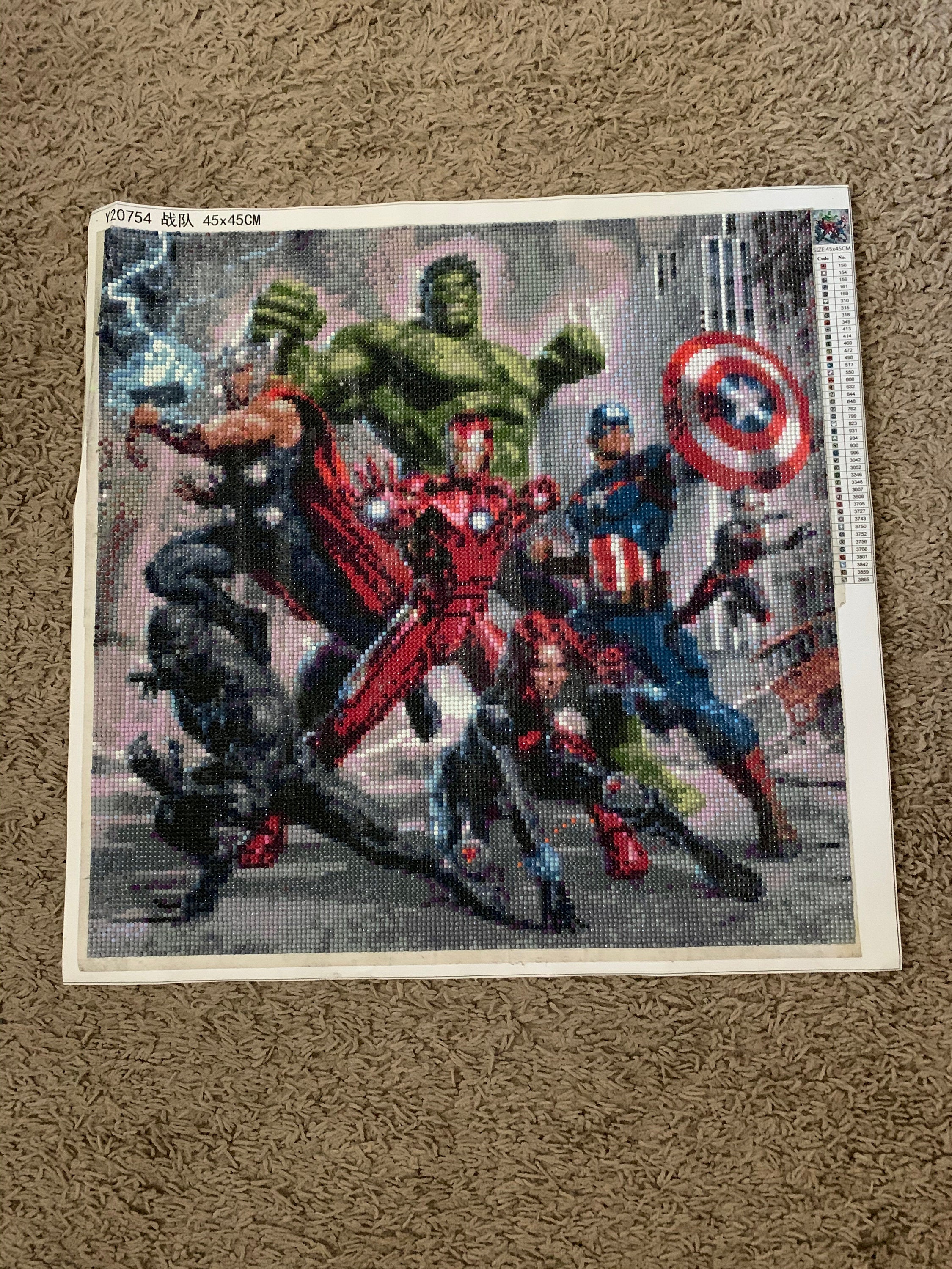 Finished Diamond Painting - Marvel