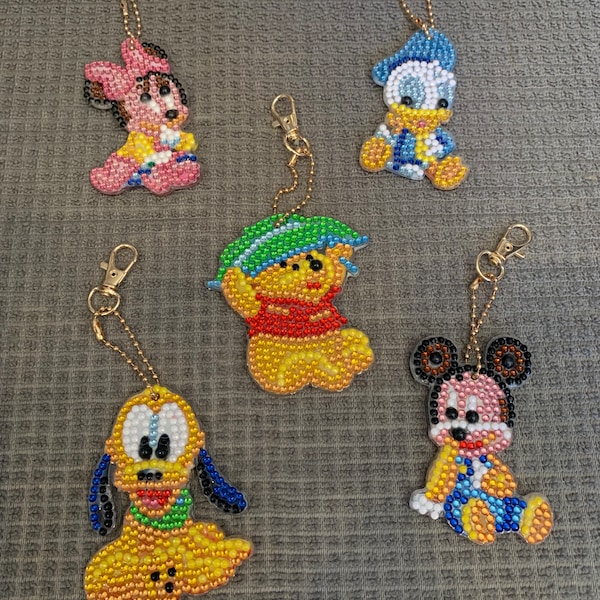 Finished Diamond Painting - Disney Baby Keychains / Ornaments