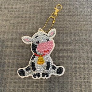 Finished Diamond Painting - Lighted Up Cow