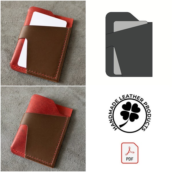 The Loya Leather wallet pattern pdf, Slim wallet pattern ,Wallet leather PDF pattern