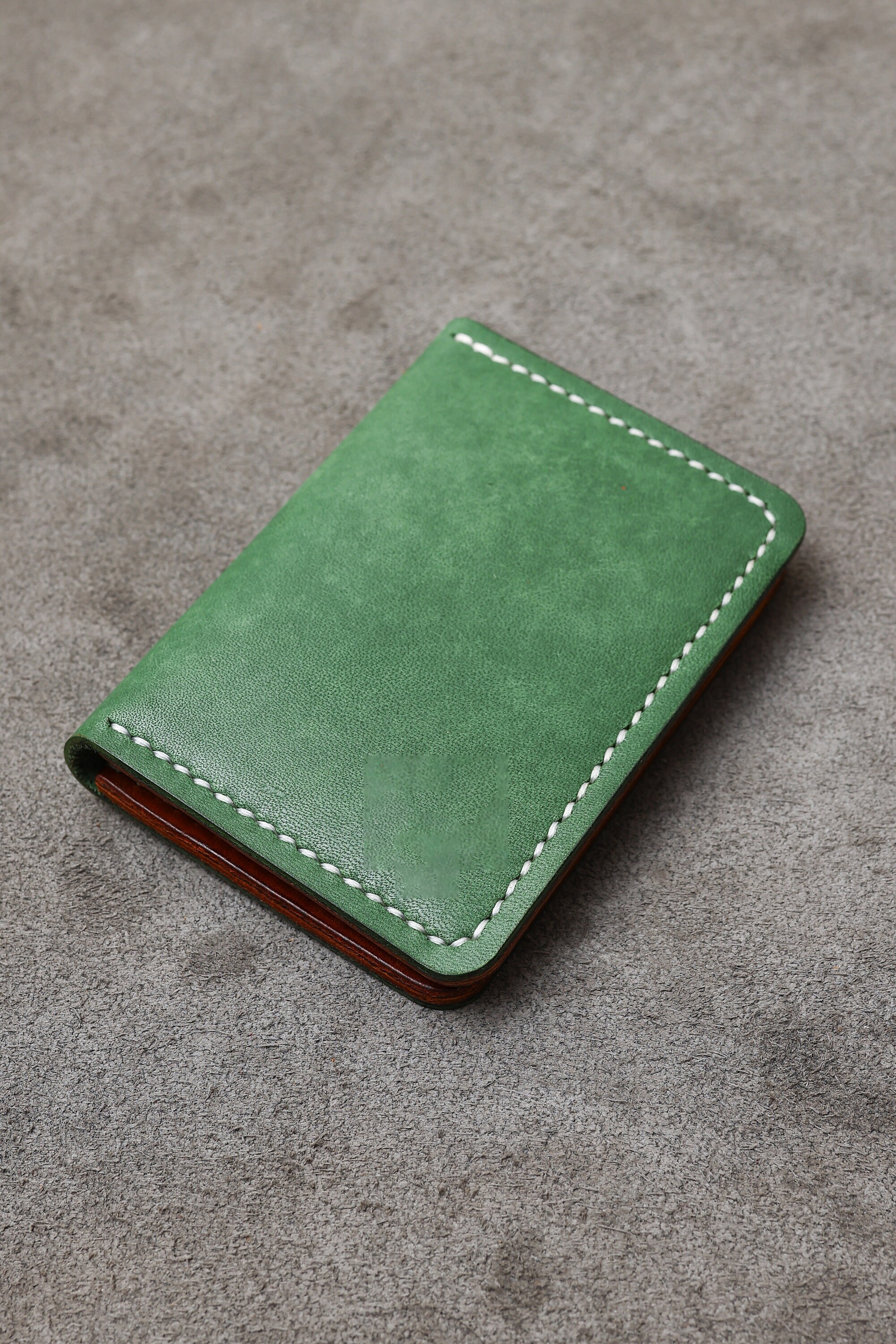 ☆LEMASQUE☆ Dot Saddle Slim Mini Transit Card Wallet Green MUSINSA | LEMASQUE Dot Saddle Slim Mini Transportation Card