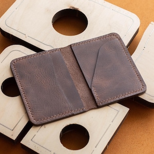 Steel Die Cut Mold: Front Pocket Leather Wallet for Press Machine