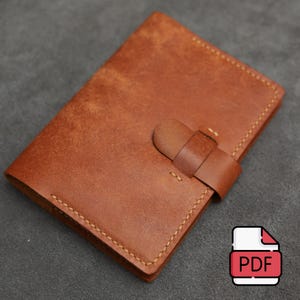 A6 Leather Notebook Template for DIY Crafting, Digital A6 Notebook Pattern | Get Creative with DIY A6 Leather Notebook Making