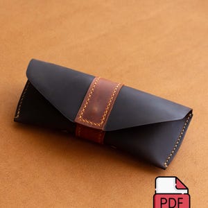 Leather Glasses Case Pattern / Glasses Case Template / Pattern PDF for Glasses Case / Eye Glasses Case / A4 + Letter Format