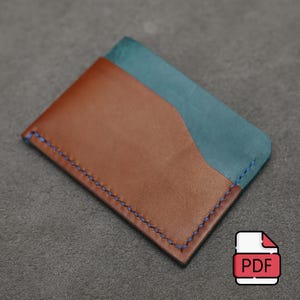 Leder Geldbörse Schnittmuster, kompakte Geldbörse Schnittmuster, Leder Geldbörse Vorlage, Kartenhalter Schnittmuster, Leder Schnittmuster pdf, Brieftasche pdf