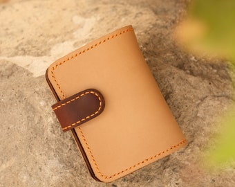 Bifold Women Wallet, Handmade Leather Wallet