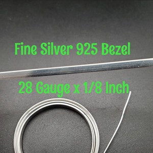 5/32 Sterling Silver Strip Bezel Wire 22ga - Santa Fe Jewelers Supply :  Santa Fe Jewelers Supply