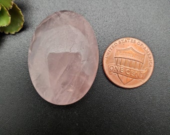 Big Rose Quartz Cabochon | Pink Stone Cabochon | DIY Rose Quartz For Making Jewelry | Free Shipping From USA | Rose Quartz | Stock # RQ10