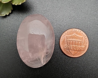 Big Rose Quartz Cabochon | Pink Stone Cabochon | DIY Rose Quartz For Making Jewelry | Free Shipping From USA | Rose Quartz | Stock # RQ07
