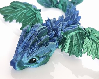 3D Printed Articulated Flying Serpent Dragon – Fidget Toy