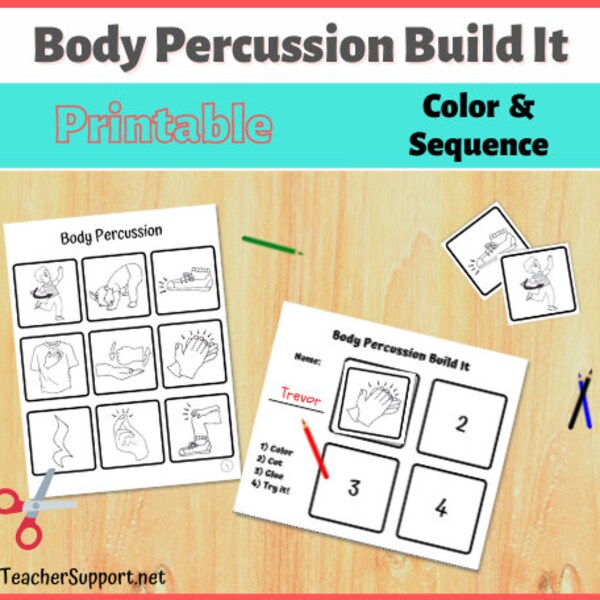 Body Percussion Build It Activity