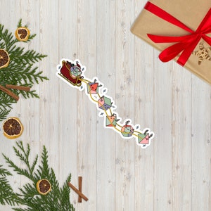Merry Dice-mas: Die Cut Stickers | DND Gifts | Dungeons and Dragons | D&D | Dungeon Master Gifts