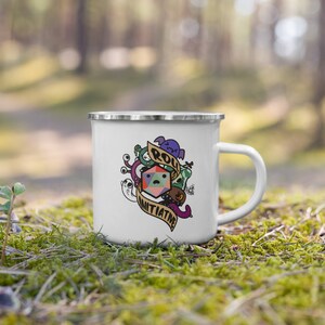 Iniciativa Roll: Taza de esmalte para beber / Regalos DND / Mazmorras y dragones / D&D / Dungeon Master Gifts