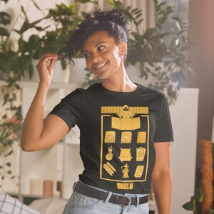 Herramientas DM (Amarillo): Camiseta de algodón unisex / Regalos DND / Dragones y mazmorras / D&D / Regalos Dungeon Master