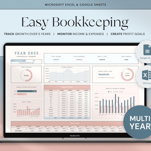 Small Business Bookkeeping Template Excel Bookkeeping Spreadsheet Business Expense Tracker Sales Tracker Accounting Template Income Tracker